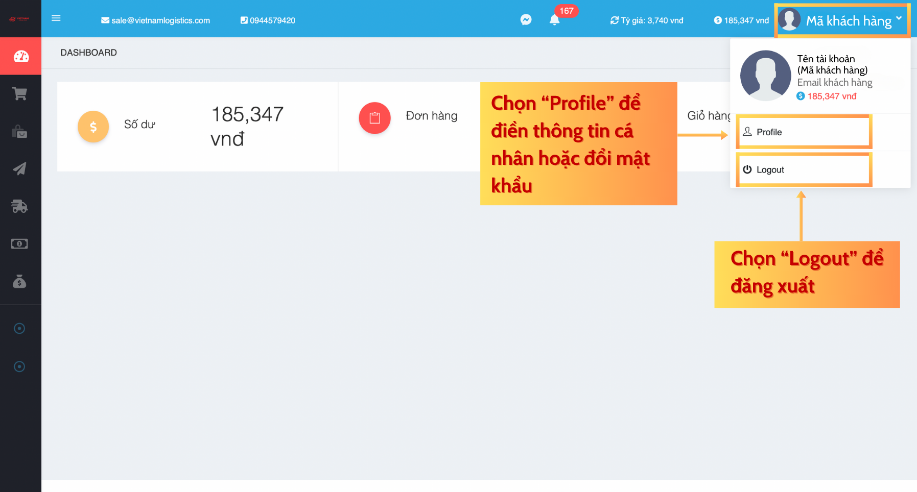 thêm địa chỉ nhận hàng